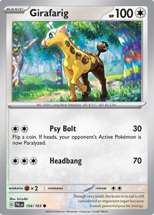Girafarig (154) - SV02 Paldea Evolved