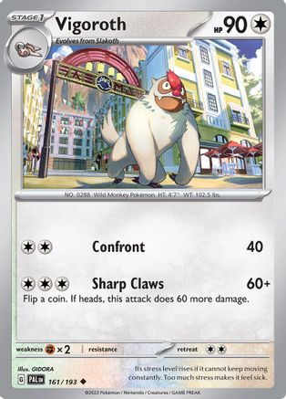 Vigoroth (161/193) [Scarlet & Violet: Paldea Evolved] | Silver Goblin