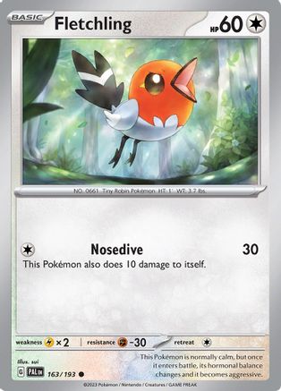 Fletchling (163/193) [Scarlet & Violet: Paldea Evolved] | Silver Goblin