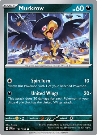 Murkrow (131) - SV02 Paldea Evolved