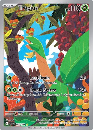 Tropius - 195/193 (195) Holofoil - SV02 Paldea Evolved