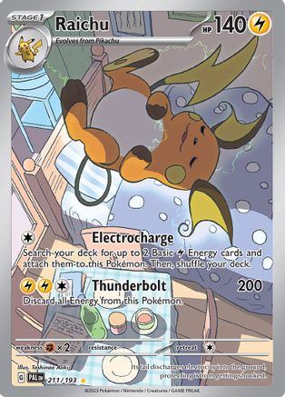 Raichu (211) Holofoil - Paldea Evolved