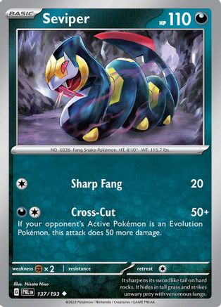 Seviper (137) - Paldea Evolved
