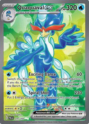 Quaquaval ex - 235/193 (235) Holofoil - SV02 Paldea Evolved
