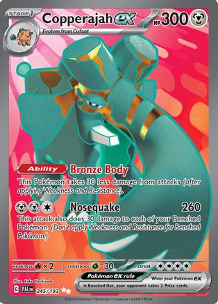 Copperajah ex (245/193) [Scarlet & Violet: Paldea Evolved] | Silver Goblin