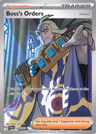 Boss's Orders (248) Holofoil - Paldea Evolved