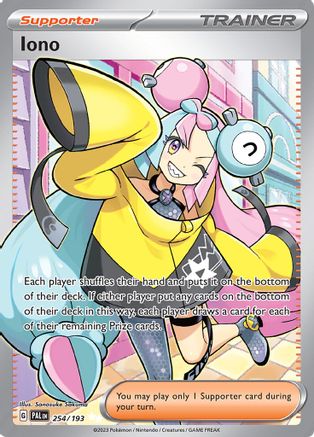 Iono - 254/193 (254) Holofoil - SV02 Paldea Evolved
