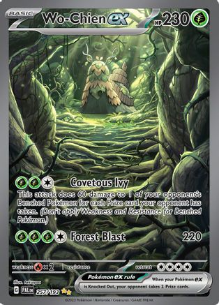 Wo-Chien ex (257) Holofoil - Paldea Evolved