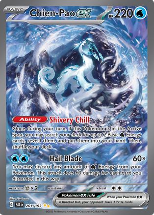 Chien-Pao ex (261) Holofoil - Paldea Evolved