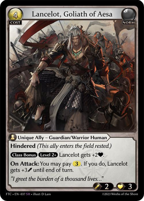Lancelot, Goliath of Aesa (037) [Fractured Crown] Foil