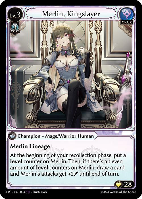 Merlin, Kingslayer (004) [Fractured Crown] Foil
