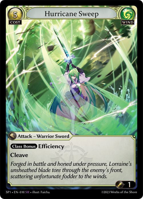 Hurricane Sweep (010) [Supporter Pack 1] Foil