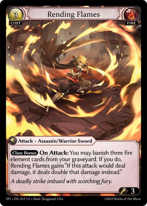 Rending Flames (013) [Supporter Pack 1] Foil