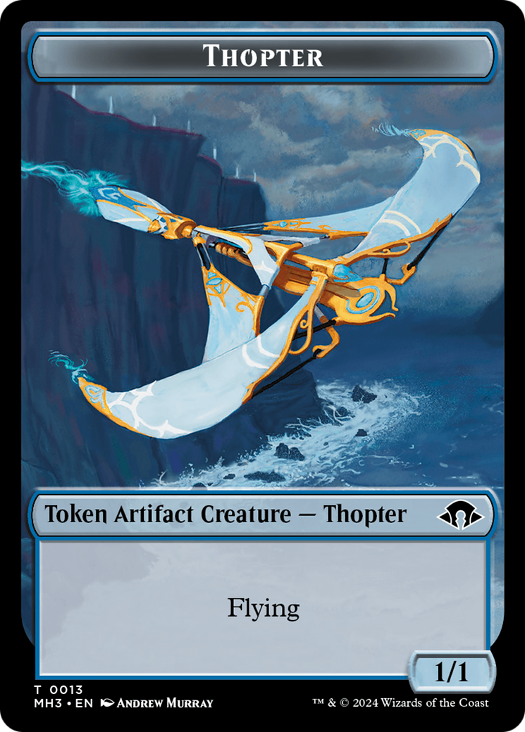 Phyrexian Germ // Thopter Double-Sided Token [Modern Horizons 3 Tokens] | Silver Goblin