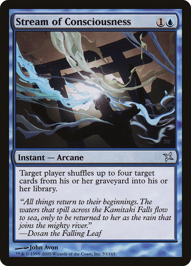 Stream of Consciousness [Betrayers of Kamigawa] Foil