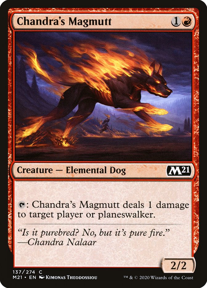 Chandra's Magmutt [Core Set 2021] | Silver Goblin