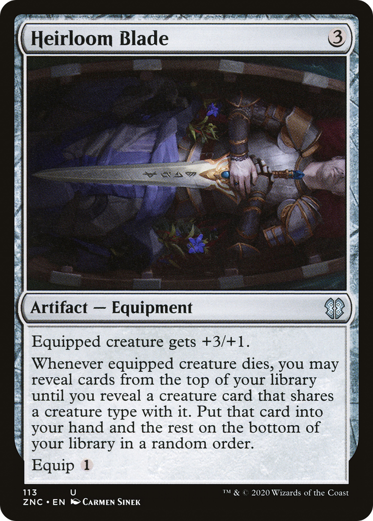 Heirloom Blade (113) - Zendikar Rising Commander