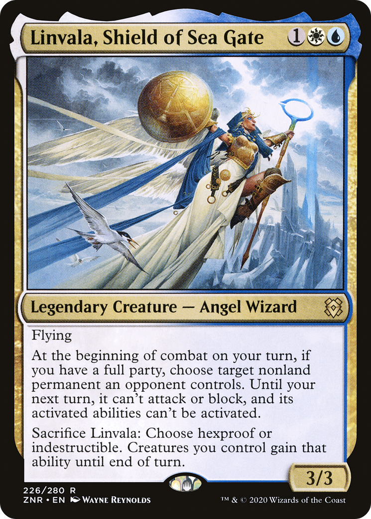 Linvala, Shield of Sea Gate (226) - Zendikar Rising
