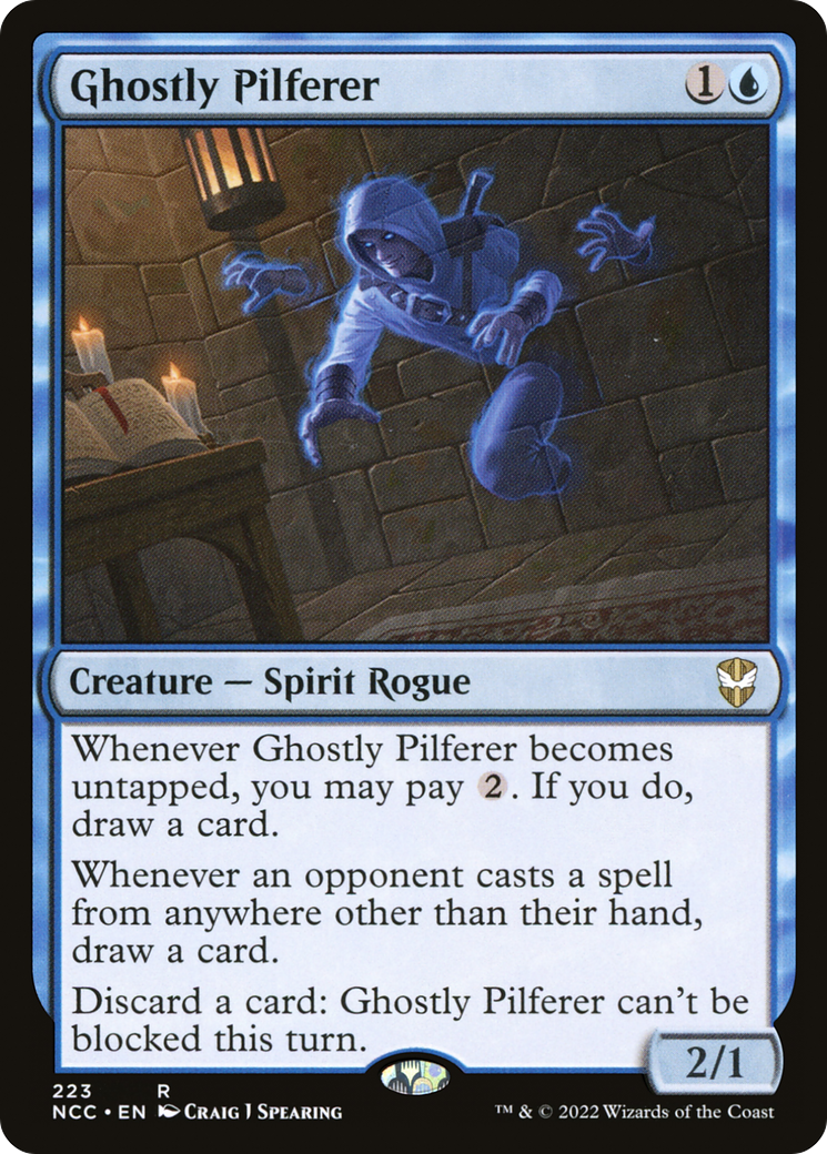 Ghostly Pilferer [Streets of New Capenna Commander] | Silver Goblin