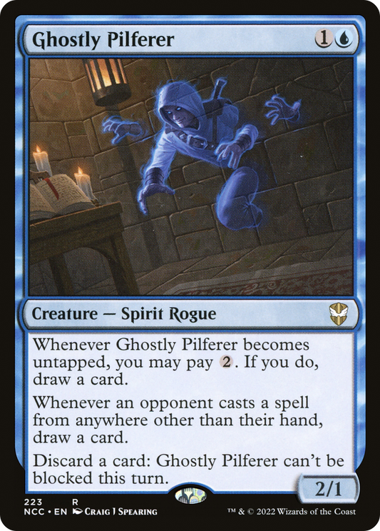 Ghostly Pilferer (223) - New Capenna Commander