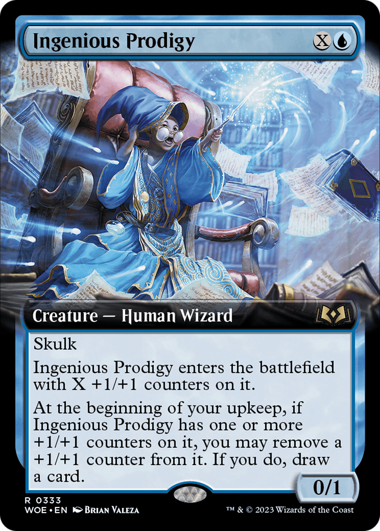 Ingenious Prodigy (Extended Art) (333) Foil - Wilds of Eldraine