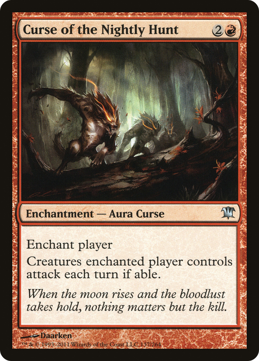 Curse of the Nightly Hunt [Innistrad] Foil