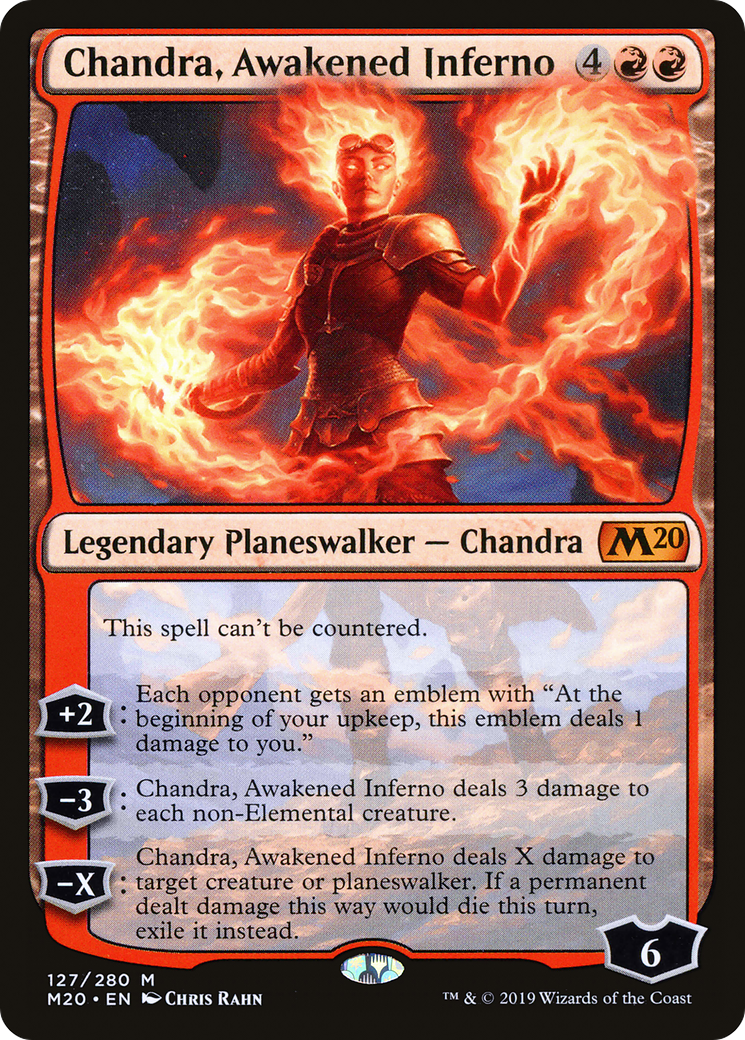 Chandra, Awakened Inferno [Core Set 2020] Foil