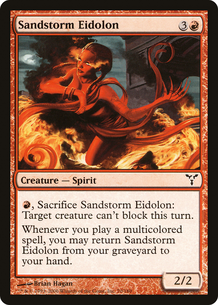 Sandstorm Eidolon (070) Foil - Dissension