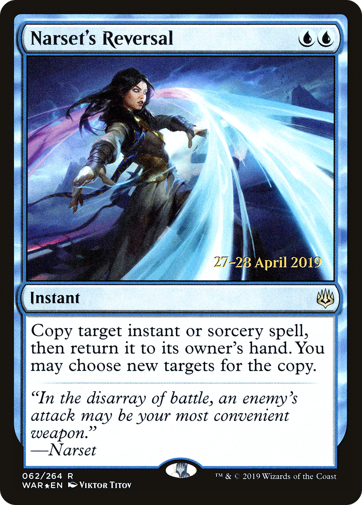 Narset's Reversal (062) Foil - War of the Spark Promos