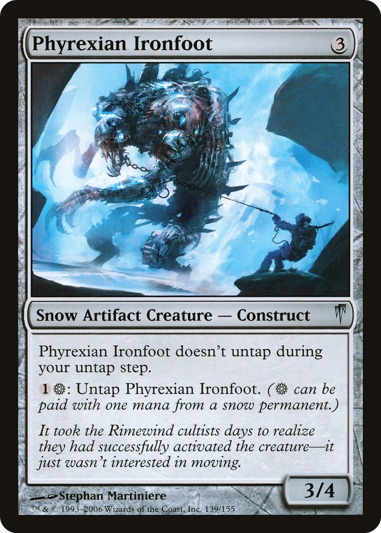 Phyrexian Ironfoot (139) - Coldsnap