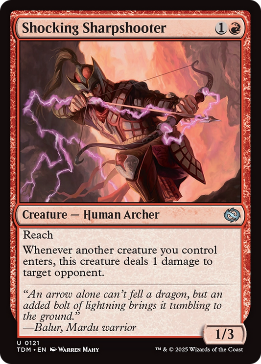 Shocking Sharpshooter (121) - Tarkir: Dragonstorm
