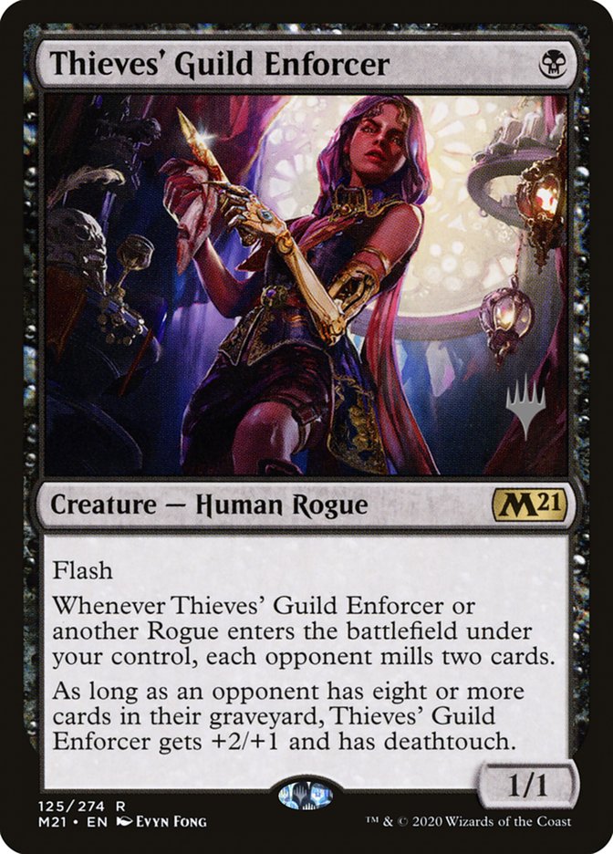 Thieves' Guild Enforcer (Promo Pack) [Core Set 2021 Promos] | Silver Goblin