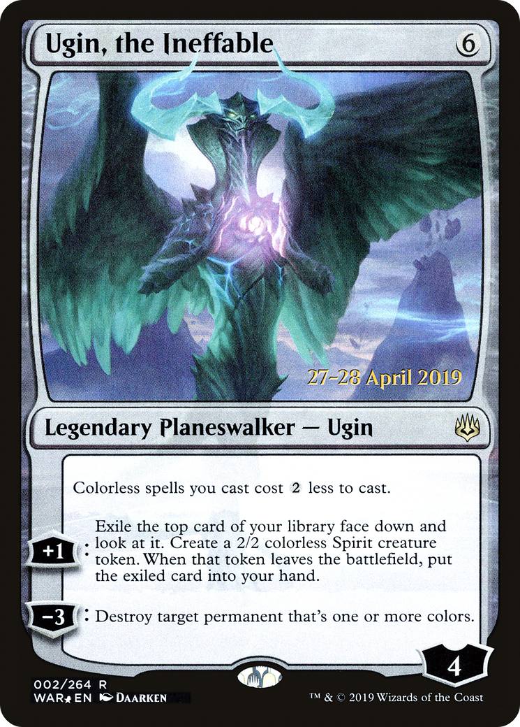 Ugin, the Ineffable [War of the Spark Prerelease Promos] | Silver Goblin