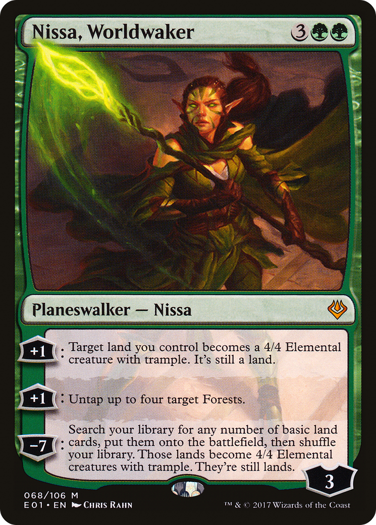 Nissa, Worldwaker (068) - Archenemy: Nicol Bolas