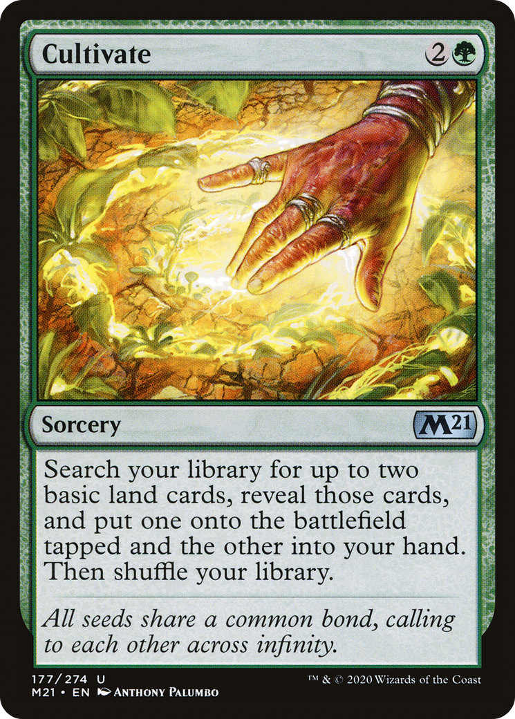 Cultivate (177) Foil - Core Set 2021