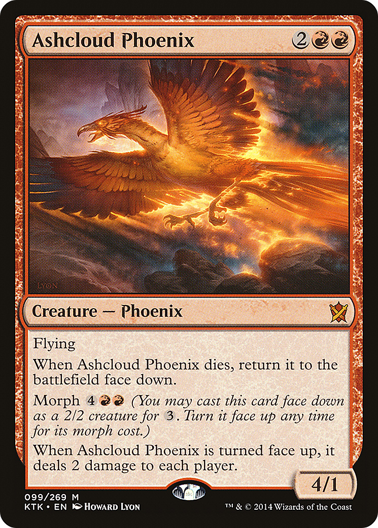 Ashcloud Phoenix (099) - Khans of Tarkir