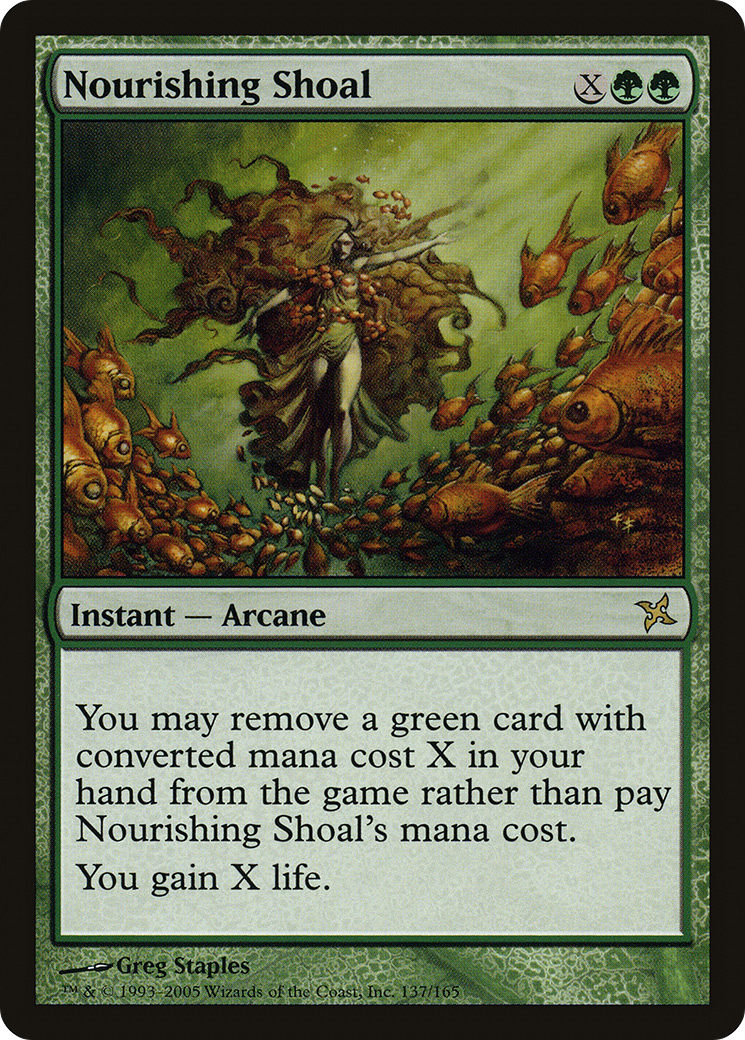 Nourishing Shoal (137) Foil - Betrayers of Kamigawa