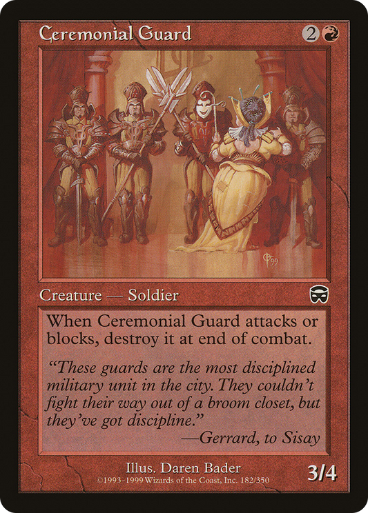 Ceremonial Guard [Mercadian Masques]