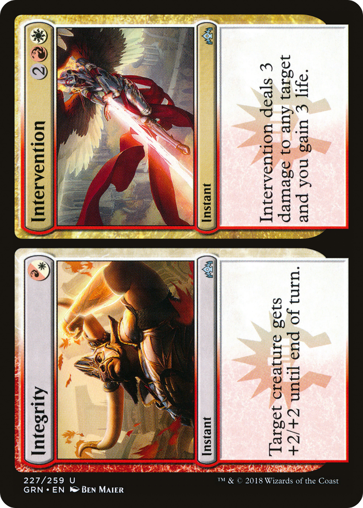 Integrity // Intervention (227) Foil - Guilds of Ravnica