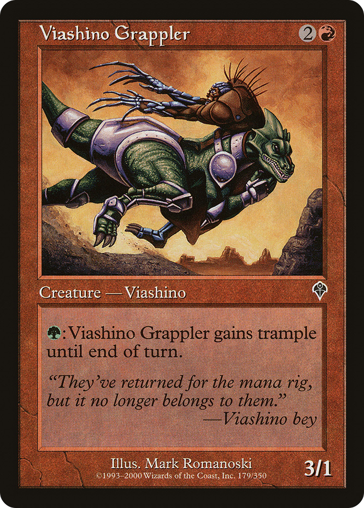 Viashino Grappler [Invasion] Foil