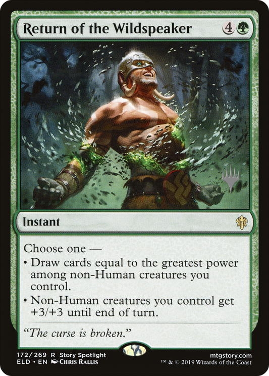 Return of the Wildspeaker (172p) - Throne of Eldraine Promos