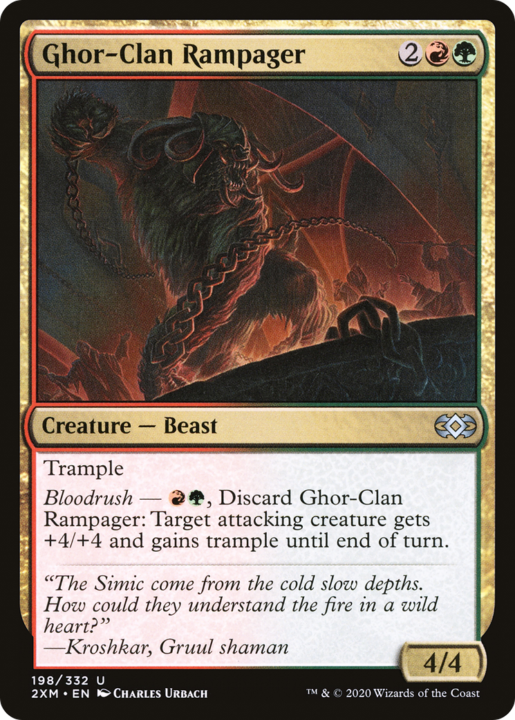 Ghor-Clan Rampager (198) Foil - Double Masters