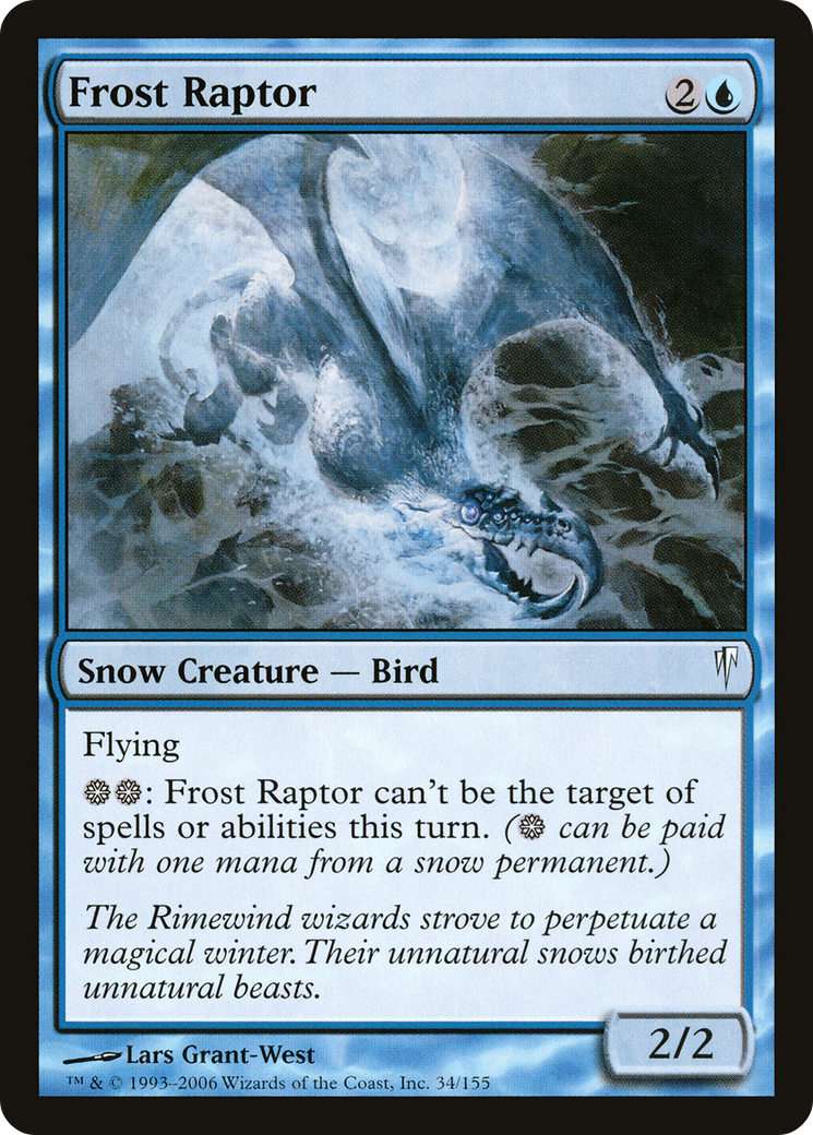 Frost Raptor (034) - Coldsnap