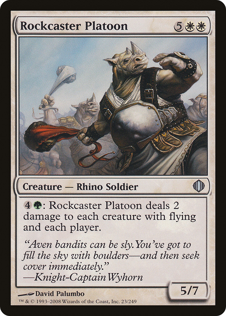 Rockcaster Platoon (023) - Shards of Alara