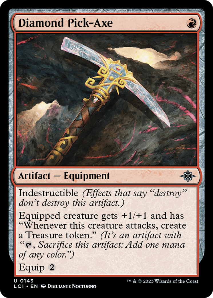 Diamond Pick-Axe (143) Foil - The Lost Caverns of Ixalan