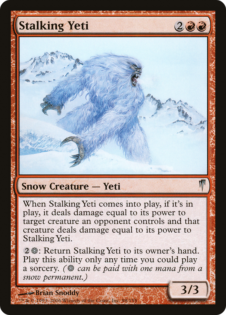 Stalking Yeti (098) - Coldsnap