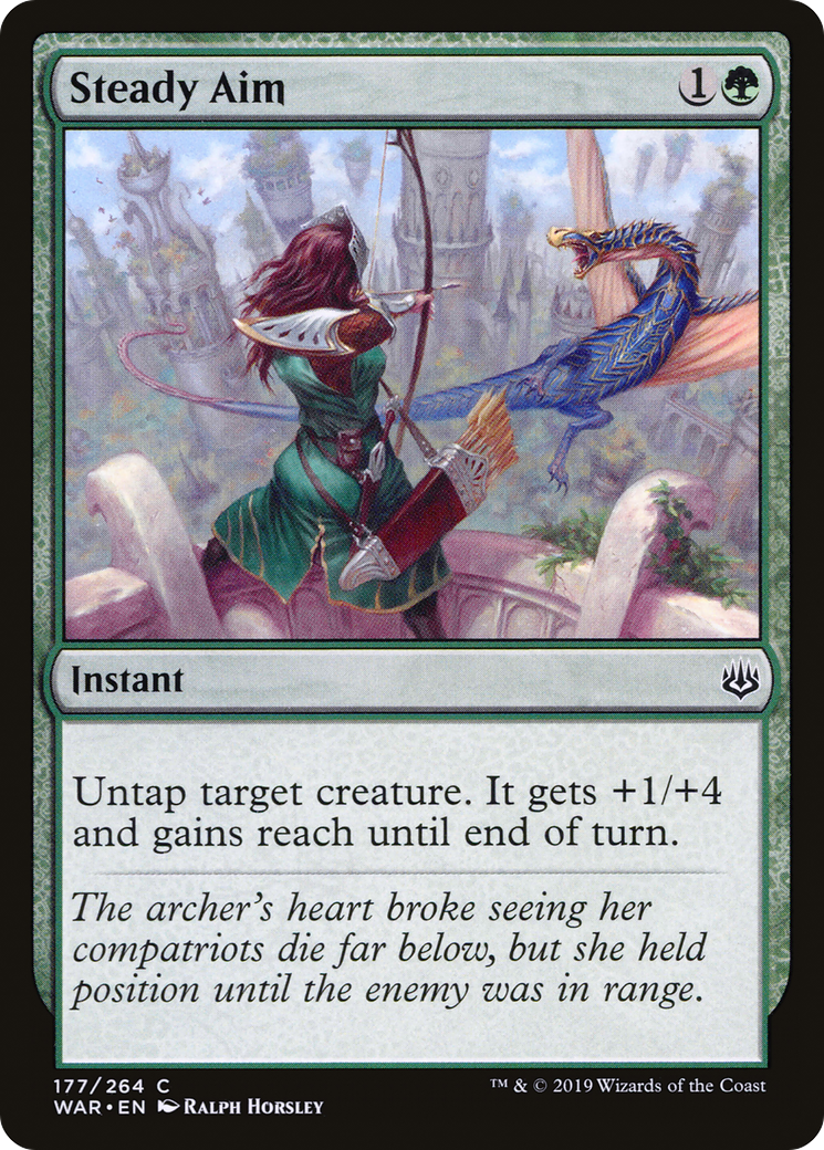 Steady Aim (177) Foil - War of the Spark