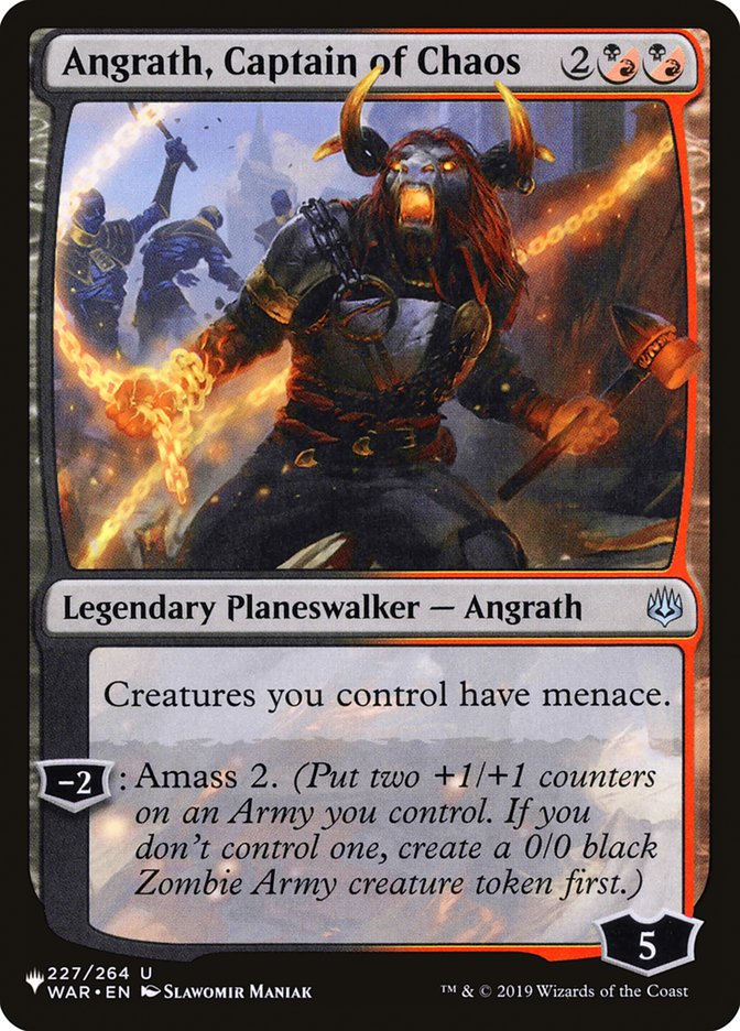 Angrath, Captain of Chaos [The List] | Silver Goblin