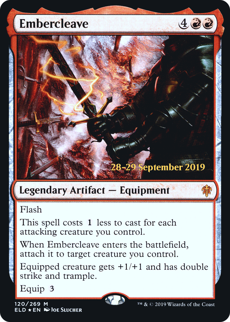 Embercleave (120s) Foil - Throne of Eldraine Promos