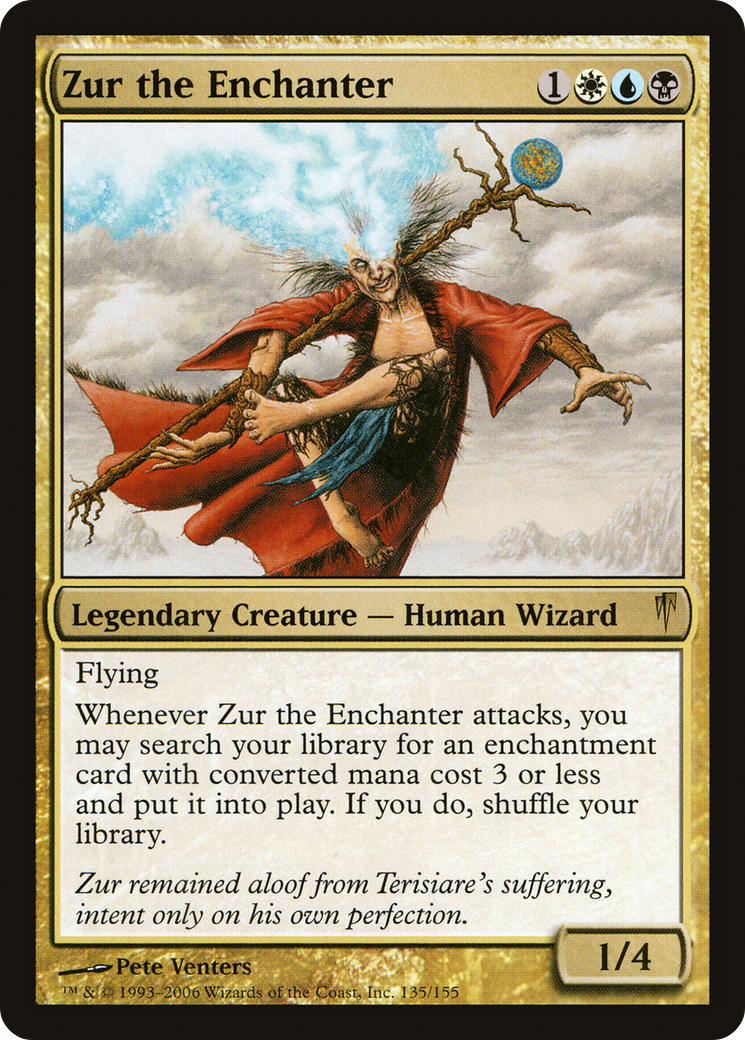 Zur the Enchanter (135) Foil - Coldsnap